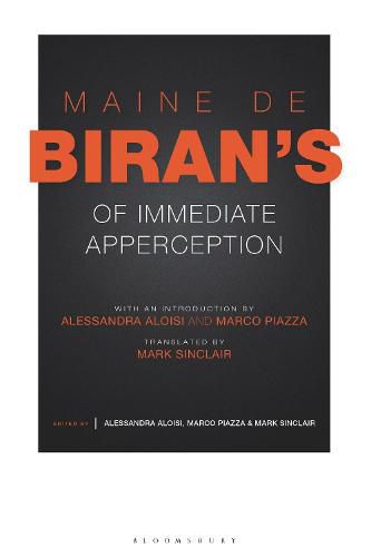 Maine de Biran's 'Of Immediate Apperception