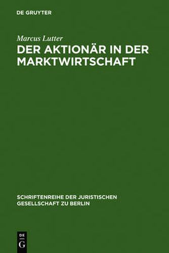 Cover image for Der Aktionar in der Marktwirtschaft