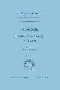 Cover image for Heidegger: Through Phenomenology to Thought