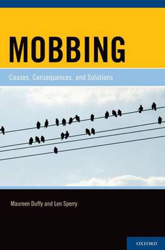 Cover image for Mobbing: Causes, Consequences, and Solutions