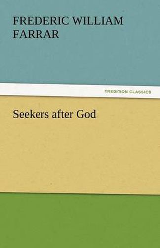 Cover image for Seekers After God
