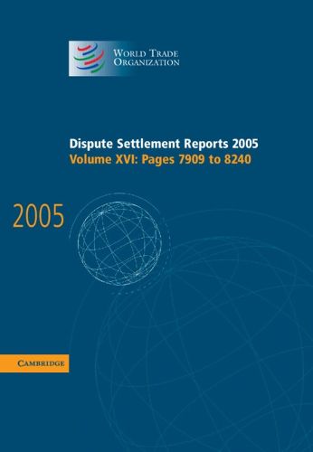 Cover image for Dispute Settlement Reports 2005