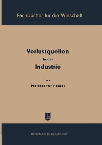 Cover image for Verlustquellen in Der Industrie