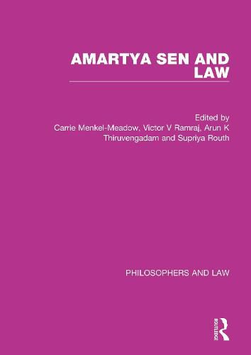 Cover image for Amartya Sen and Law