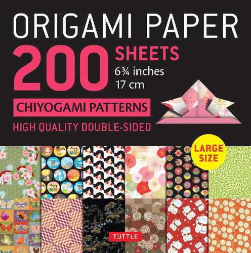 Cover image for Origami Paper Chiyogami Patterns 200 Sheets