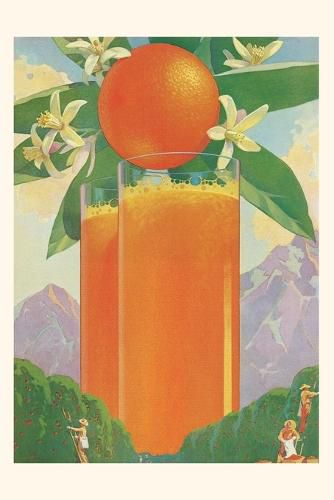 Cover image for Vintage Journal Giant Glass of Orange Juice