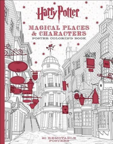 Cover image for Harry Potter Magical Places & Characters Poster Coloring Book