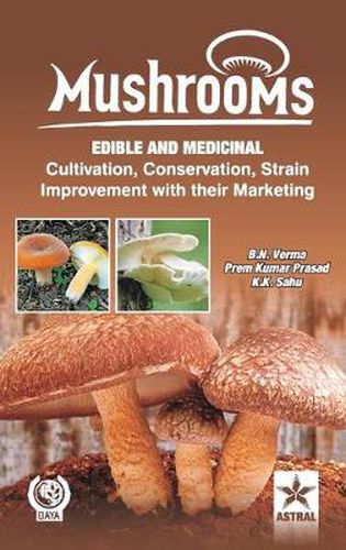 Cover image for Mushrooms: Edible and Medicinal Cultivation Conservation Strain Improvement with Their Marketing