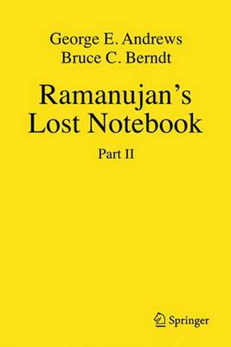 Cover image for Ramanujan's Lost Notebook: Part II