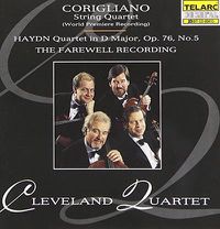 Cover image for Corigliano: String Quartet