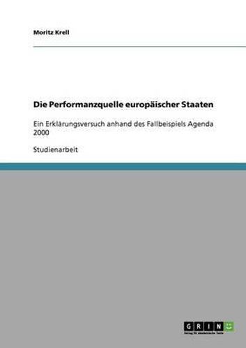 Cover image for Die Performanzquelle Europaischer Staaten