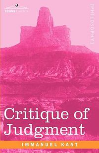 Cover image for Critique of Judgment