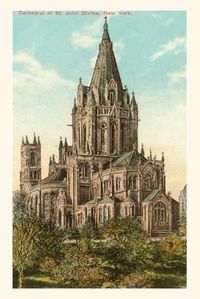 Cover image for Vintage Journal Cathedral of St. John the Divine, New York City