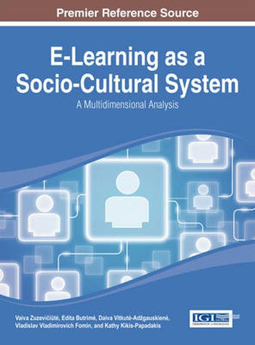 Cover image for E-Learning as a Socio-Cultural System: A Multidimensional Analysis