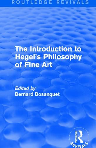 Cover image for The Introduction to Hegel's Philosophy of Art