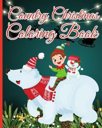 Cover image for Country Christmas Coloring Book