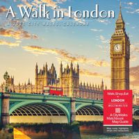 Cover image for A Walk in London 2025 12 X 12 Wall Calendar