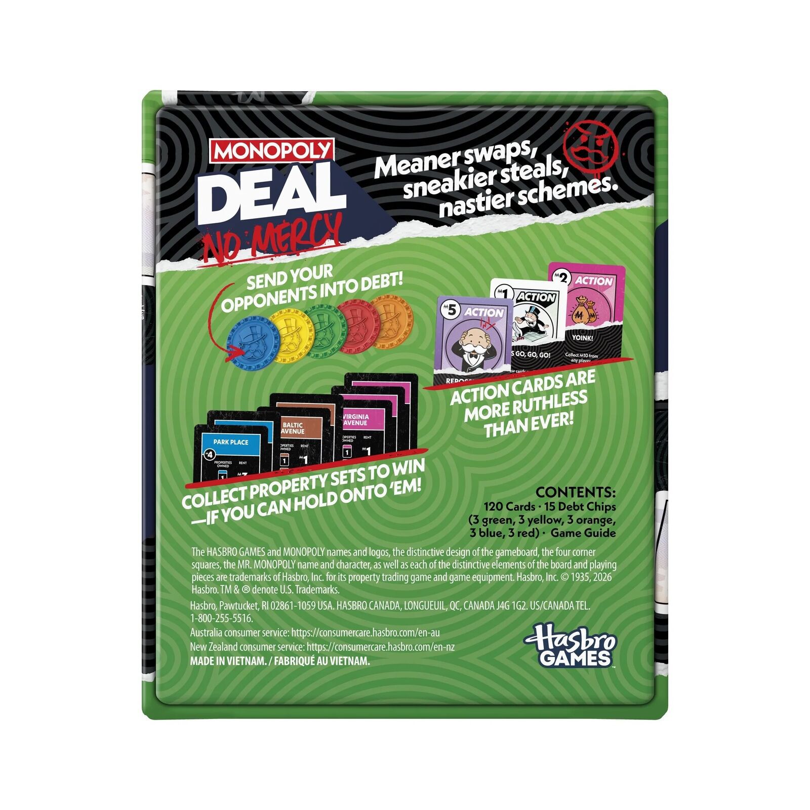 Monopoly Deal No Mercy, (0195166326511) — Readings Books