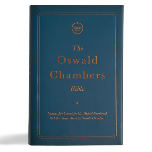 CSB Oswald Chambers Bible, Cloth Over Board