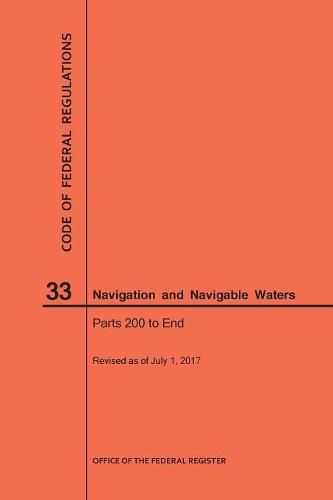 Cover image for Code of Federal Regulations Title 33, Navigation and Navigable Waters, Parts 200-End, 2017