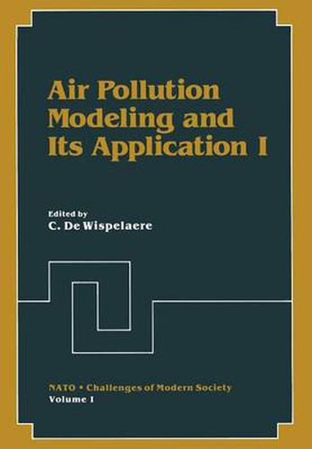 Cover image for Air Pollution Modeling and Its Application I