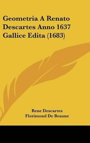 Cover image for Geometria a Renato Descartes Anno 1637 Gallice Edita (1683)