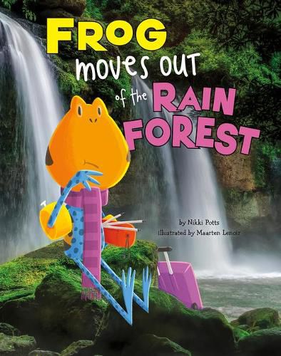 Cover image for Frog Moves out of the Rain Forest (Habitat Hunter)