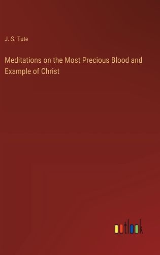 Cover image for Meditations on the Most Precious Blood and Example of Christ