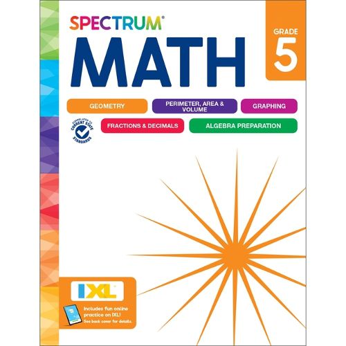 Cover image for Spectrum Math Workbook, Grade 5