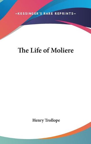 Cover image for The Life Of Moliere