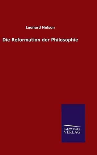 Cover image for Die Reformation der Philosophie