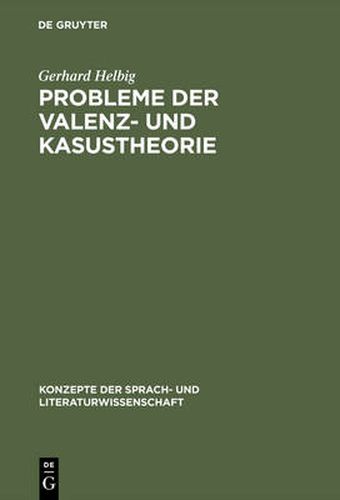 Cover image for Probleme Der Valenz- Und Kasustheorie
