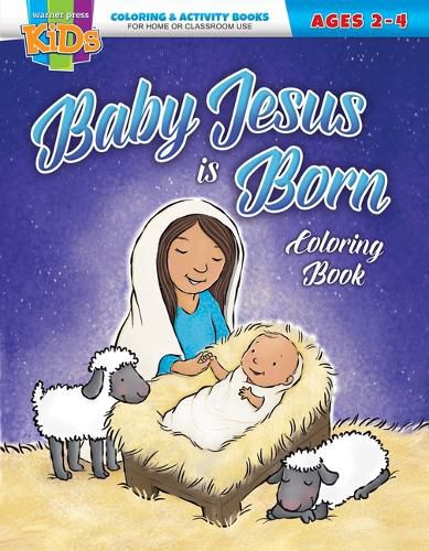 Cover image for Baby Jesus Is Born Coloring Book