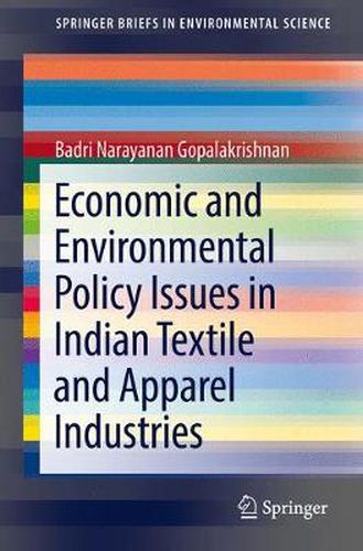 Cover image for Economic and Environmental Policy Issues in Indian Textile and Apparel Industries