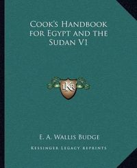 Cover image for Cook's Handbook for Egypt and the Sudan V1