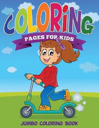 Cover image for Coloring Pages for Kids (Jumbo Coloring Book )