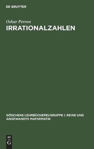 Cover image for Irrationalzahlen