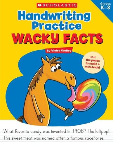 Cover image for Handwriting Practice: Wacky Facts: Grades K-3