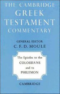 Cover image for The Epistles to the Colossians and to Philemon