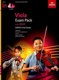 Cover image for Viola Exam Pack from 2024, Initial Grade, Viola Part, Piano Accompaniment & Audio