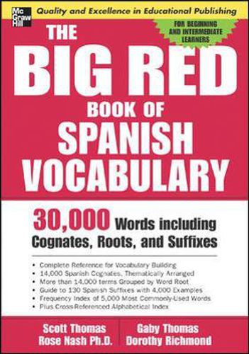 Cover image for The Big Red Book of Spanish Vocabulary