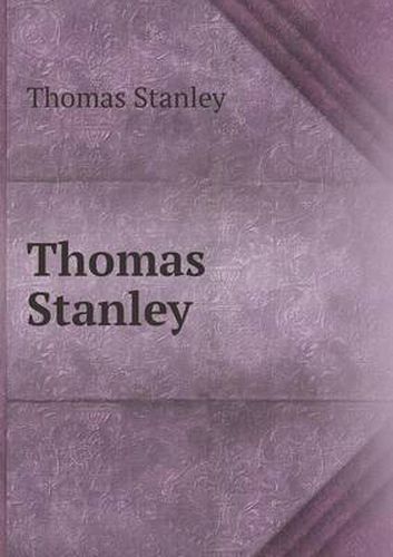 Cover image for Thomas Stanley