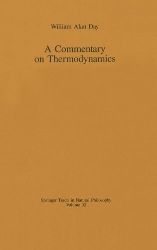 Cover image for A Commentary on Thermodynamics