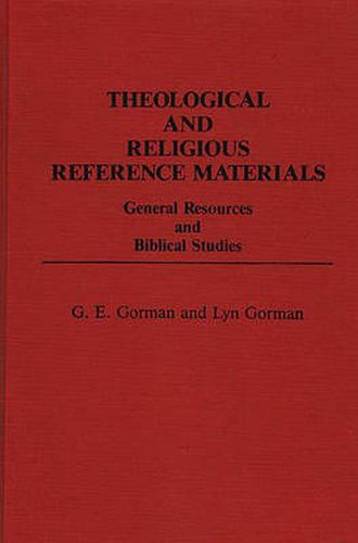 Cover image for Theological and Religious Reference Materials: General Resources and Biblical Studies