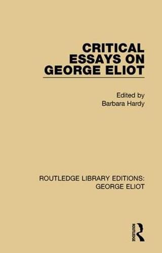 Cover image for Critical Essays on George Eliot