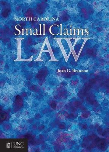 Cover image for North Carolina Small Claims Law