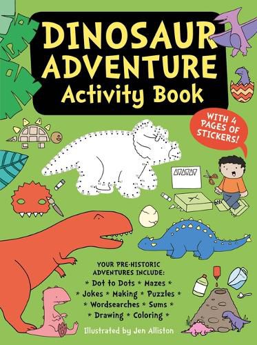 Cover image for Dinosaur Adventure Activity Book