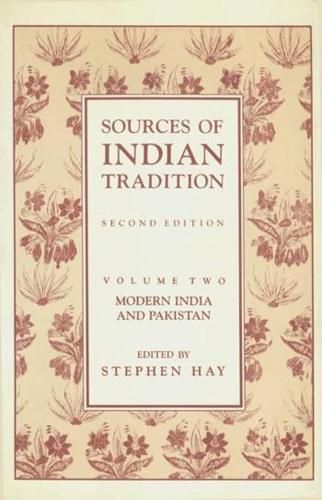 Cover image for Sources of Indian Tradition