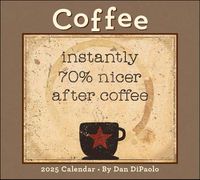 Cover image for Coffee 2025 Deluxe Wall Calendar