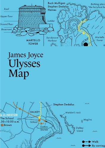 Cover image for James Joyce, Ulysses Map